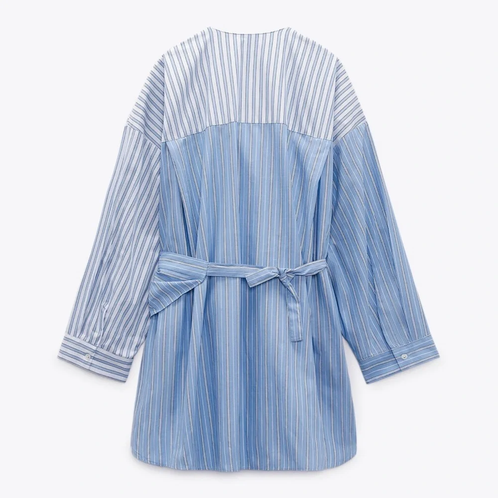 Zara POPLIN WRAP SHIRT - Picture 10 of 11